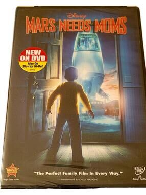 Mars Needs Moms [ DVD Blu-ray Hi Def ] Disney 2011 Widescreen Brand New -